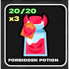 x3 FORBIDDEN POTION - Fortnite Fruits Vs Brainrots Bundle