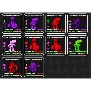 Fruits vs Brainrots bundle - 10 ROTS