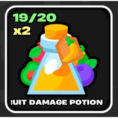 Fruit Damage POTION - Fortnite Fruits Vs Brainrots Bundle