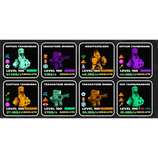 8x ROTS BUNDLE - Fruit vs Brainrots