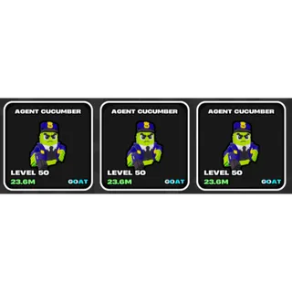 Agent Cucumber - Fruits Vs Brainrots Bundle