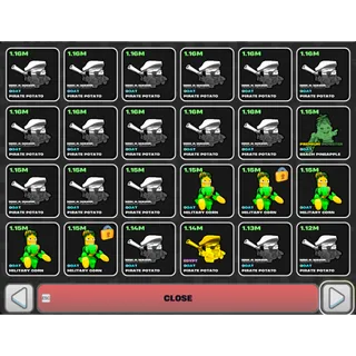 Fortnite Fruits vs Brainrots bundle