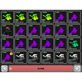 10x 1M+ Damage Fruit | Fruits vs Brainrots Fortnite