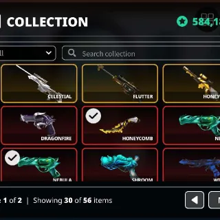 Purple Dragonfire Gun