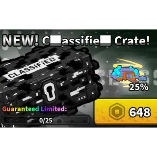 MINI WAR - 15 x Classified Crate