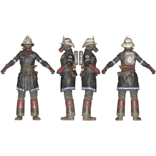 Responder fireman uniform/Helmet