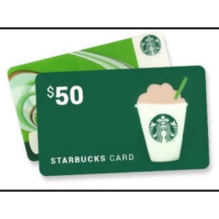 Starbucks $50 Value Gift Cards - 10 x $5 - Sam's Club