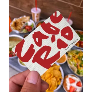 $50.00 USD cafe rio giftcard