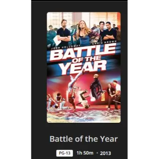 Battle of the year HD/MA