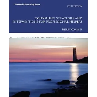 Counseling Strategies and Interventions for Professional Helpers 9th Edition 