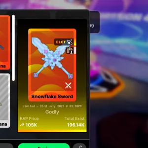 snowflake sword death ball