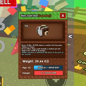 huge sushi bear grow a garden