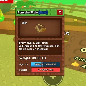 huge pancake mole grow a garden