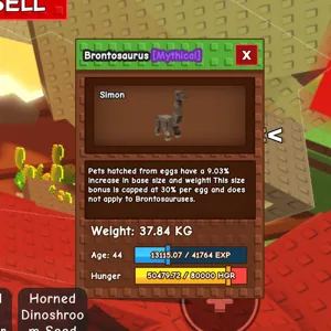 huge brontosaurus grow a garden