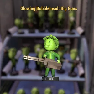 Glowing Big Guns Bobble