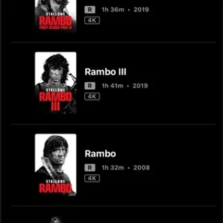 Rambo 5 movies UHD instant
