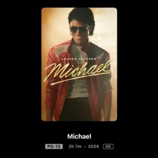 Michael UHD/4K MA instant