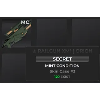 RAILGUN XM1/ ORION SECRET GUN (CHEAPEST / CHEAP) 