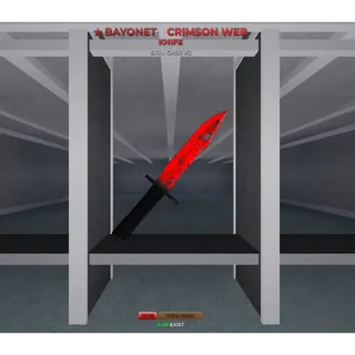 BAYONET / CRIMSON WEB KNIFE