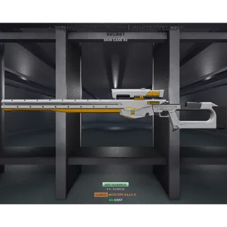 fragtrakr RAILGUN XM1 / WHITE// YELLOW SECRET GUN ( CHEAPEST/ CHEAP) 