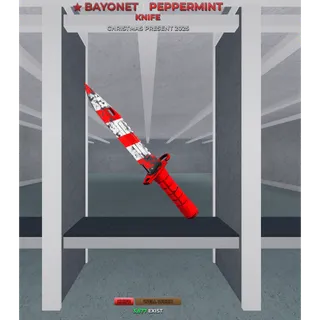 BAYONET PEPPERMINT KNIFE WW CHEAP