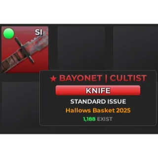 BAYONET / CULTIST CHEAP KNIFE