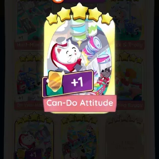 Monopoly Go Golden Blitz Sticker Can Do Attitude