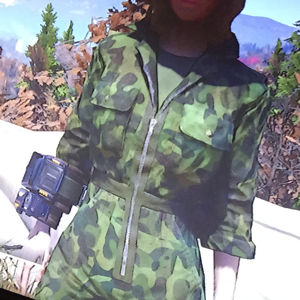 forest camo jumpsuit