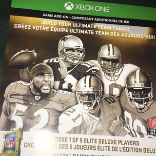 Madden NFL 18 Xbox One full game digital code + 20% off NFL shop promo code  - XBox One Games - Gameflip