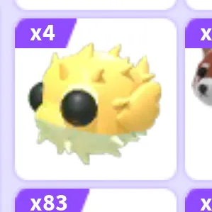 4x Puffer fish