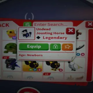 Undead Jousting Horse