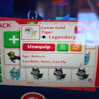 Neon FR Lunar Gold Tiger