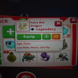 Neon FR Fairy Bat Dragon