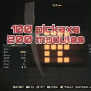 100 pickaxe