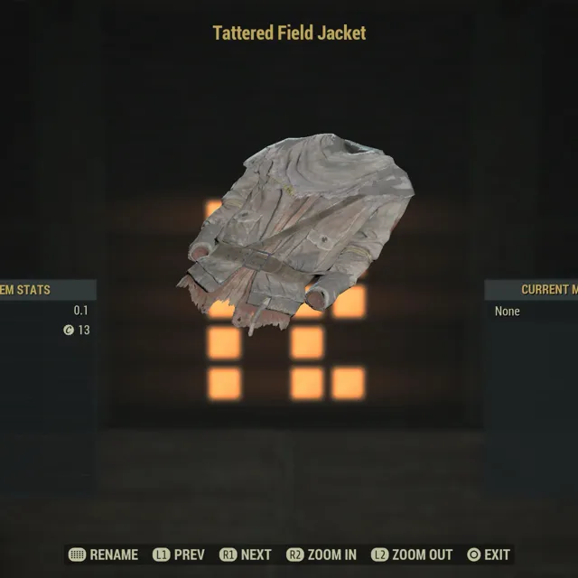 tattered field jacket Fallout 76 Game Items Gameflip