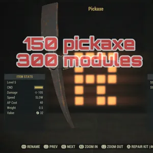 150 pickaxe