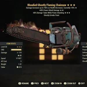 Weapon | b4040 chainsaw