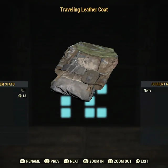 traveling leather coat - Fallout 76 Game Items - Gameflip