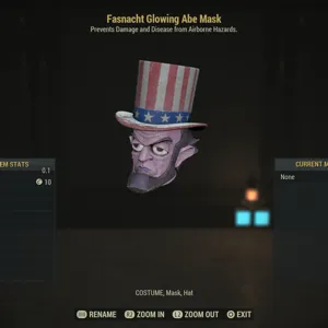 glowing abe mask