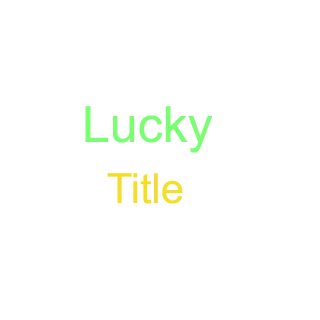 Brawlhalla Lucky Title