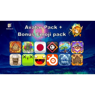 Brawlhalla Avatar Pack + Bonus Metadev Emoji Pack