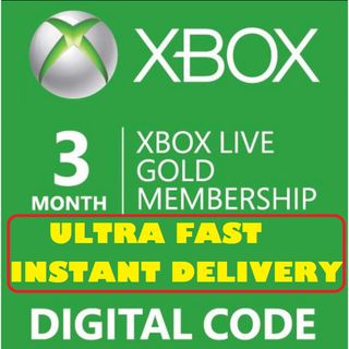 xbox live 3 month code