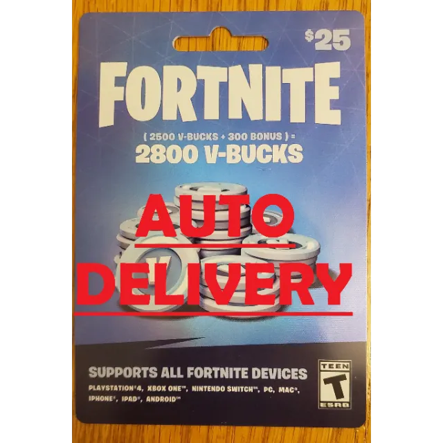 Code | 2800 Vbucks AUTO DELIV - Fortnite Game Items - Gameflip