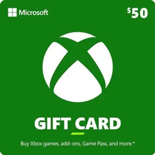 $50 XBOX Gift Card USA