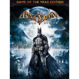 Batman: Arkham Asylum - Game of the Year Edition (Instant Delivery)