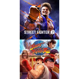 Street Fighter 6 + Street Fighter 30th Anniversary Collection 2 Games In 1 (Instant Delivery)