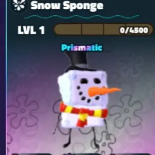 SBTD Snow Sponge