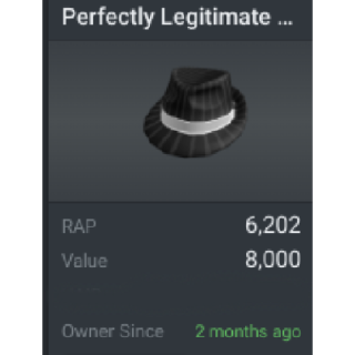 Perfectly Legitimate Fedora Game Items Gameflip