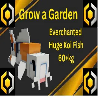 Everchanted Huge Koi Fish 60+Kg - Grow a Garden Pet