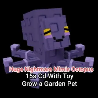 Huge Nightmare Mimic Octopus 60+Kg (15s Cd With Toy)